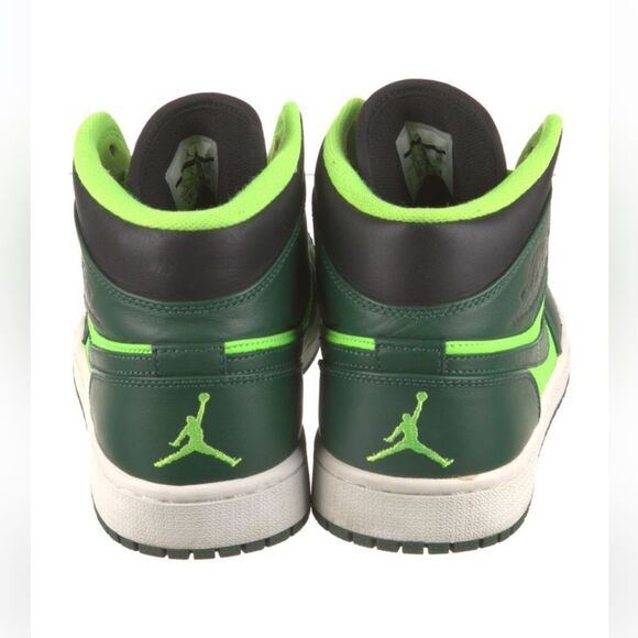 Incredible Hulk Nike Air Jordan’s - sz 10 - Lime Green Hulk - Mids High GorpCore - Picture 3 of 7